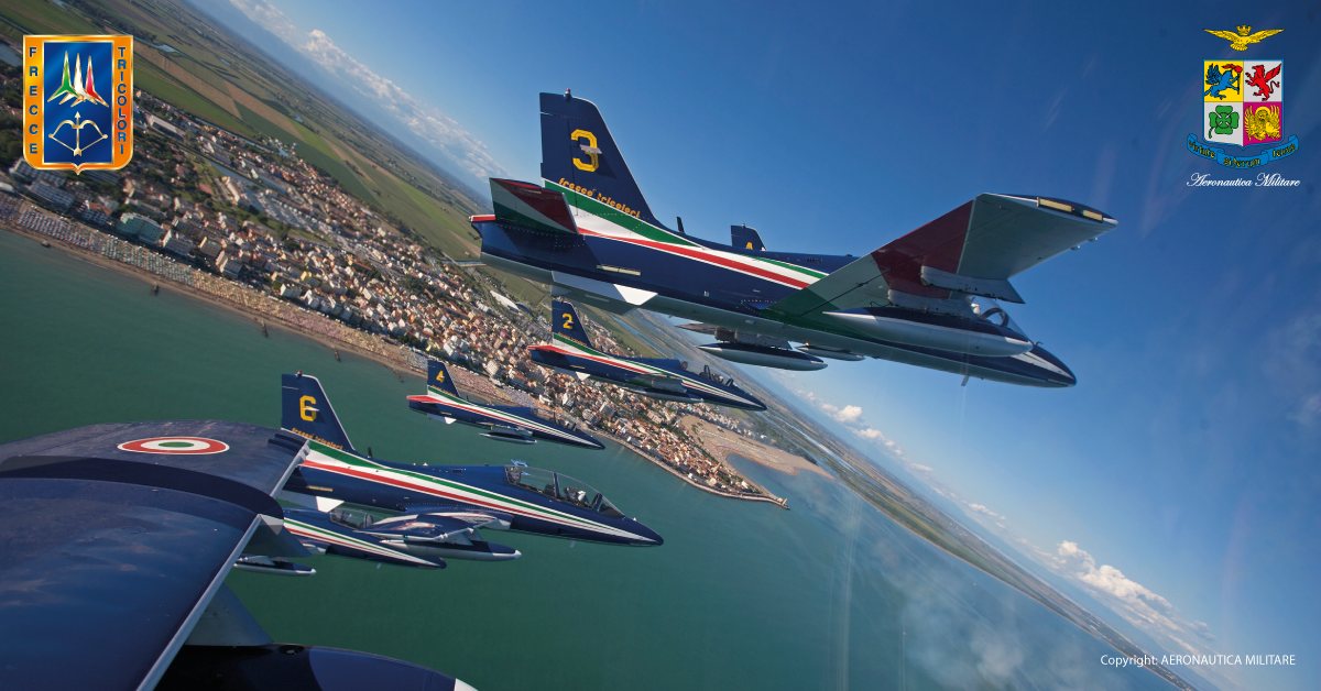 CAORLE AirShow FRECCE TRICOLORI Caorle Touristenportal