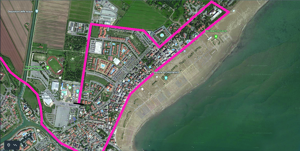 Giro dItalia percorso 4 Caorle Centro