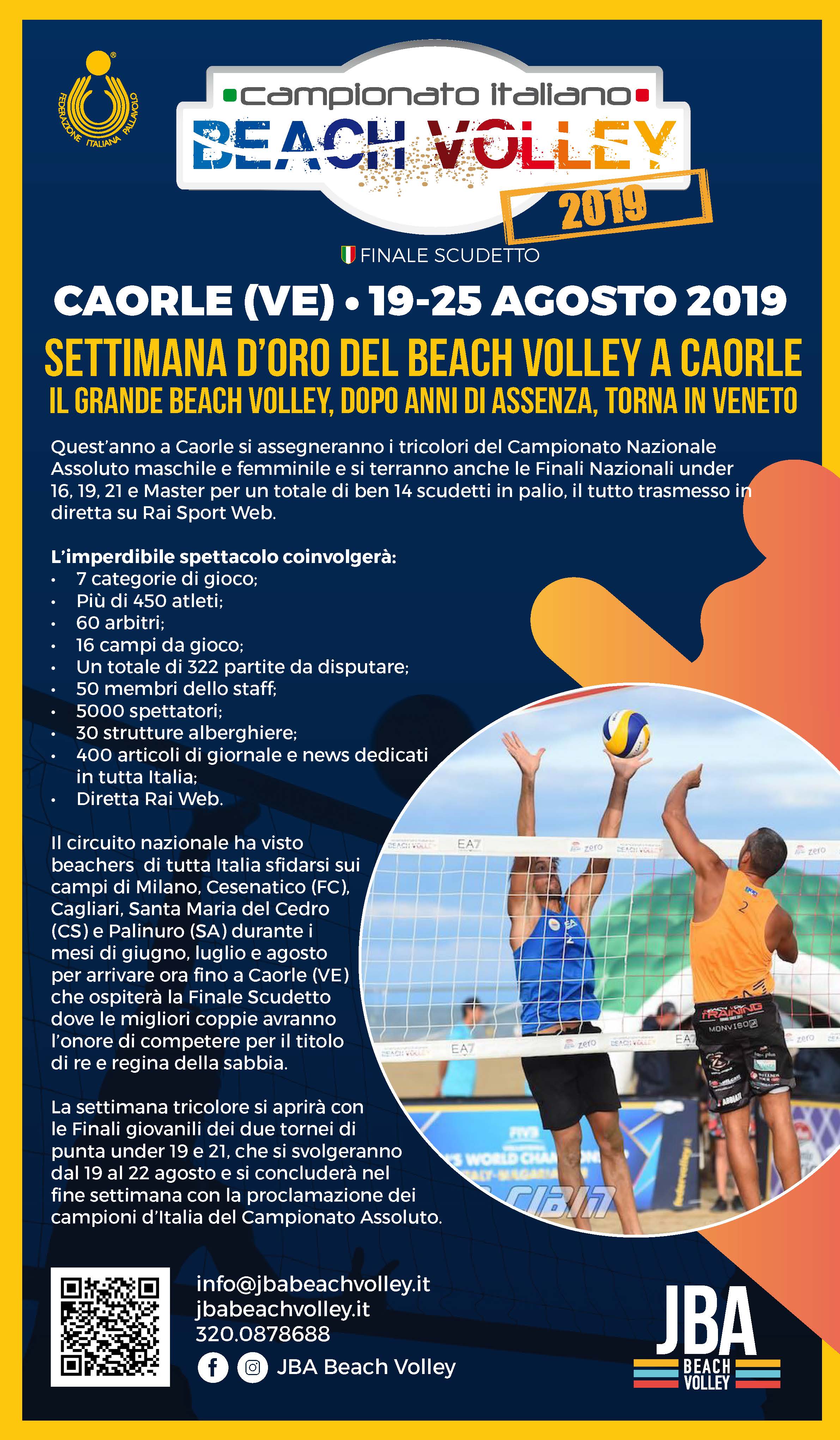 beachvolley Locandina beach volley 2019