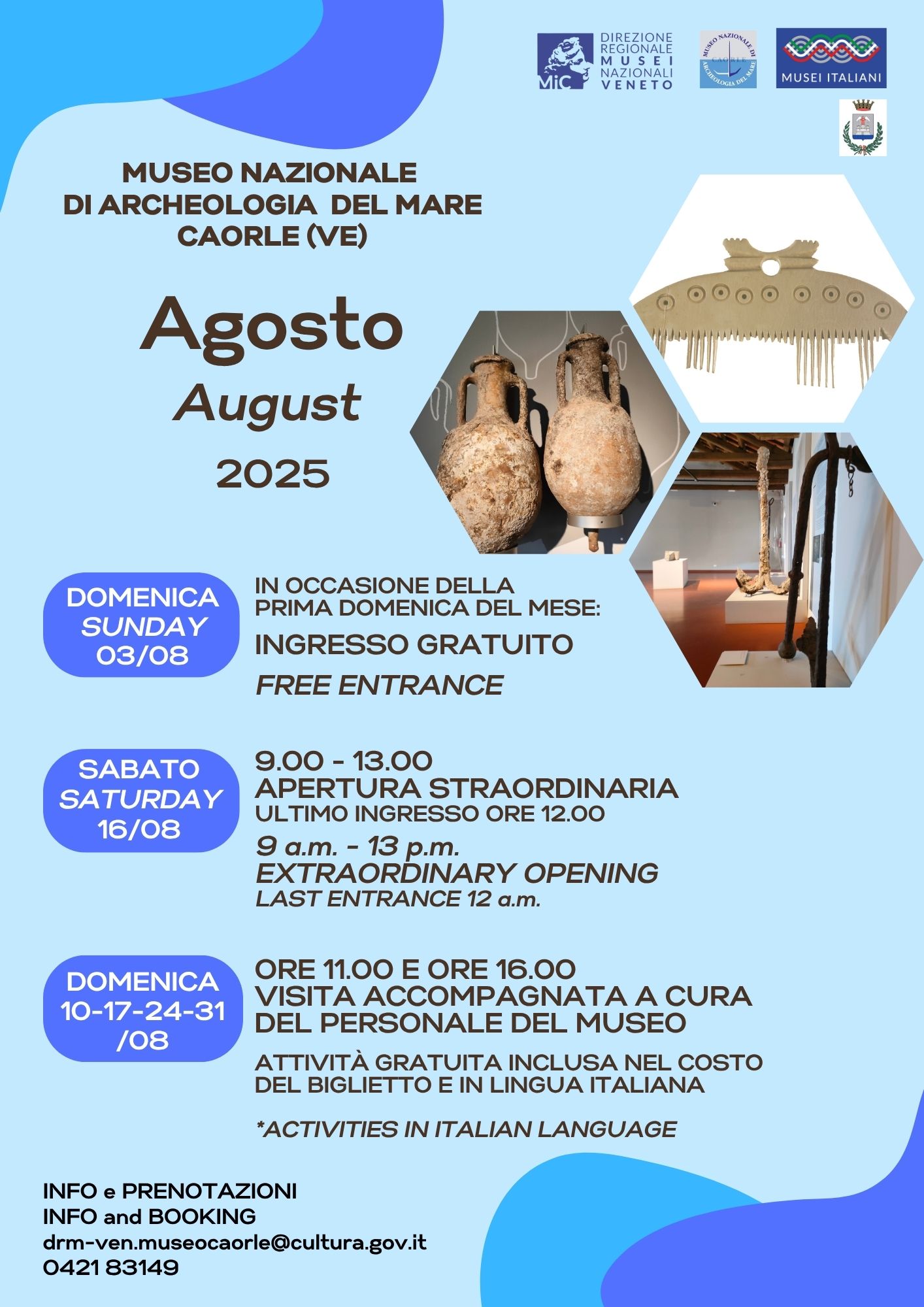 Museo Caorle maggio/giugno 2025
